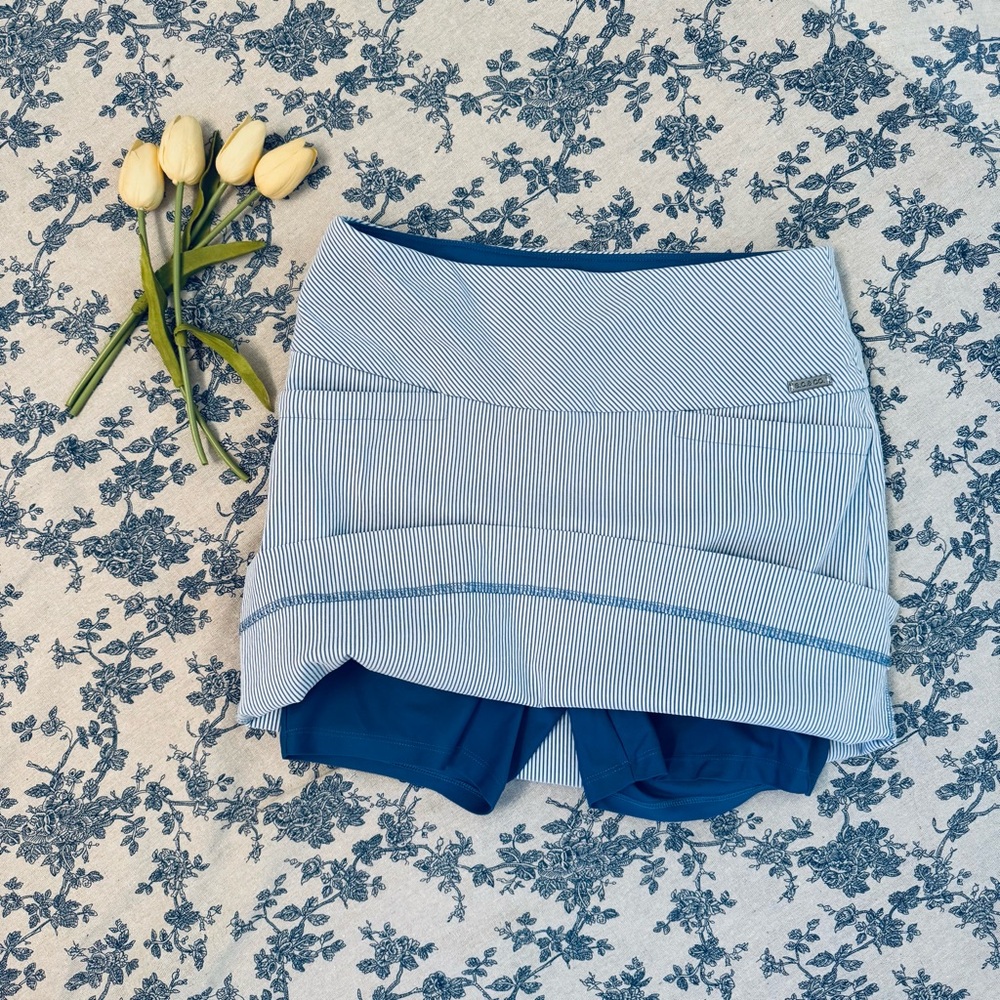 Striped Pencil Short Skort  Size M